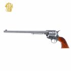 Denix Dekomodell 45er Colt Peacemaker 12" Lauf Grau - Braune Holzgriffschalen