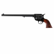 Denix Dekomodell 45er Colt Peacemaker 12" Lauf Schwarz - Braune Griffschalen