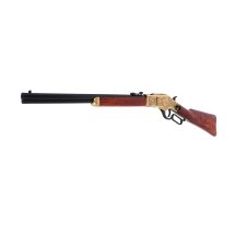 Denix Dekomodell Winchester Modell 73 Messing / Schwarz - Holzschaft