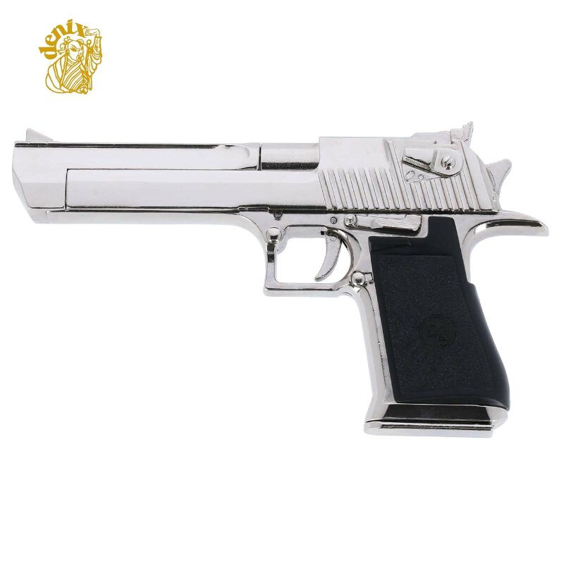 Denix Dekomodell Pistole Desert Eagle Vernickelt