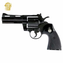 Denix Dekomodell Python Revolver 4 Zoll Lauf 1955 - Schwarz