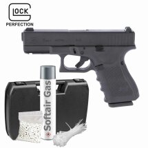 Komplettset Glock 19 Gen4 Softair-Pistole Schwarz Kaliber...