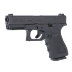 Komplettset Glock 19 Gen4 Softair-Pistole Schwarz Kaliber 6 mm BB 19 Schuss Gas Blowback (P18)