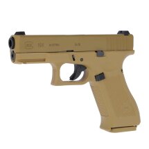 Komplettset Glock 19X Softair-Pistole Coyote Kaliber 6 mm...