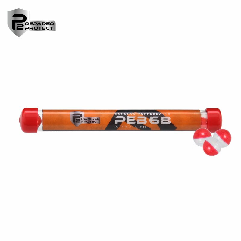 P2P Pepperballs / Pfeffergeschosse PEB 68 Kal .68 - 10 Stück