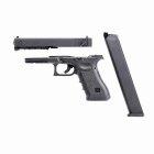 Glock 18C Gen3 Schwarz Kaliber 6 mm BB  Gas Blowback (P18)