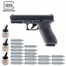 Superset Glock 17 Gen5 Co2-Pistole Kaliber 4,5 mm Stahl BB Blowback (P18)