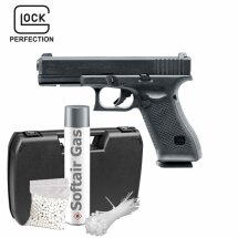 Komplettset Glock 17 GEN5 Softair-Pistole Kaliber 6 mm BB...