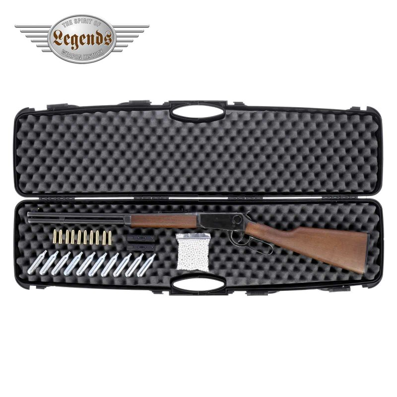 Kofferset Legends Cowboy Rifle Antique Finish Softair-Co2-Gewehr Kaliber 6 mm BB (P18)