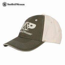 Smith & Wesson Baseballmütze Oliv-Weiß - Basecap