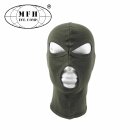 MFH Balaclava / Sturmhaube 3-Loch dünn Oliv