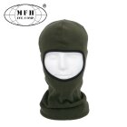 MFH Balaclava / Sturmhaube 1-Loch Polyester Fleece Oliv