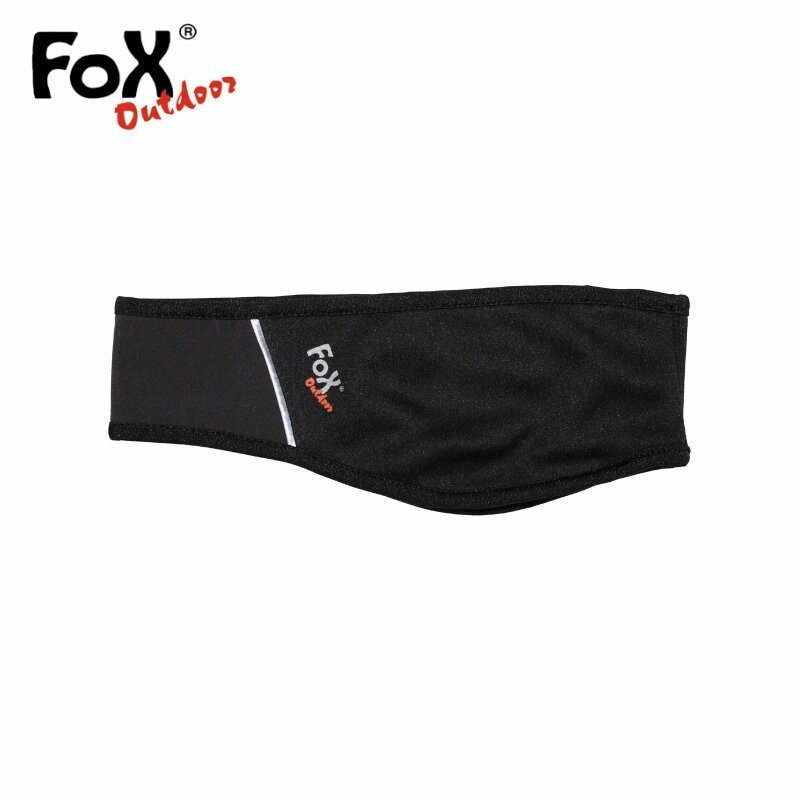 Stirnband Fox Outdoor Softshell schwarz 
