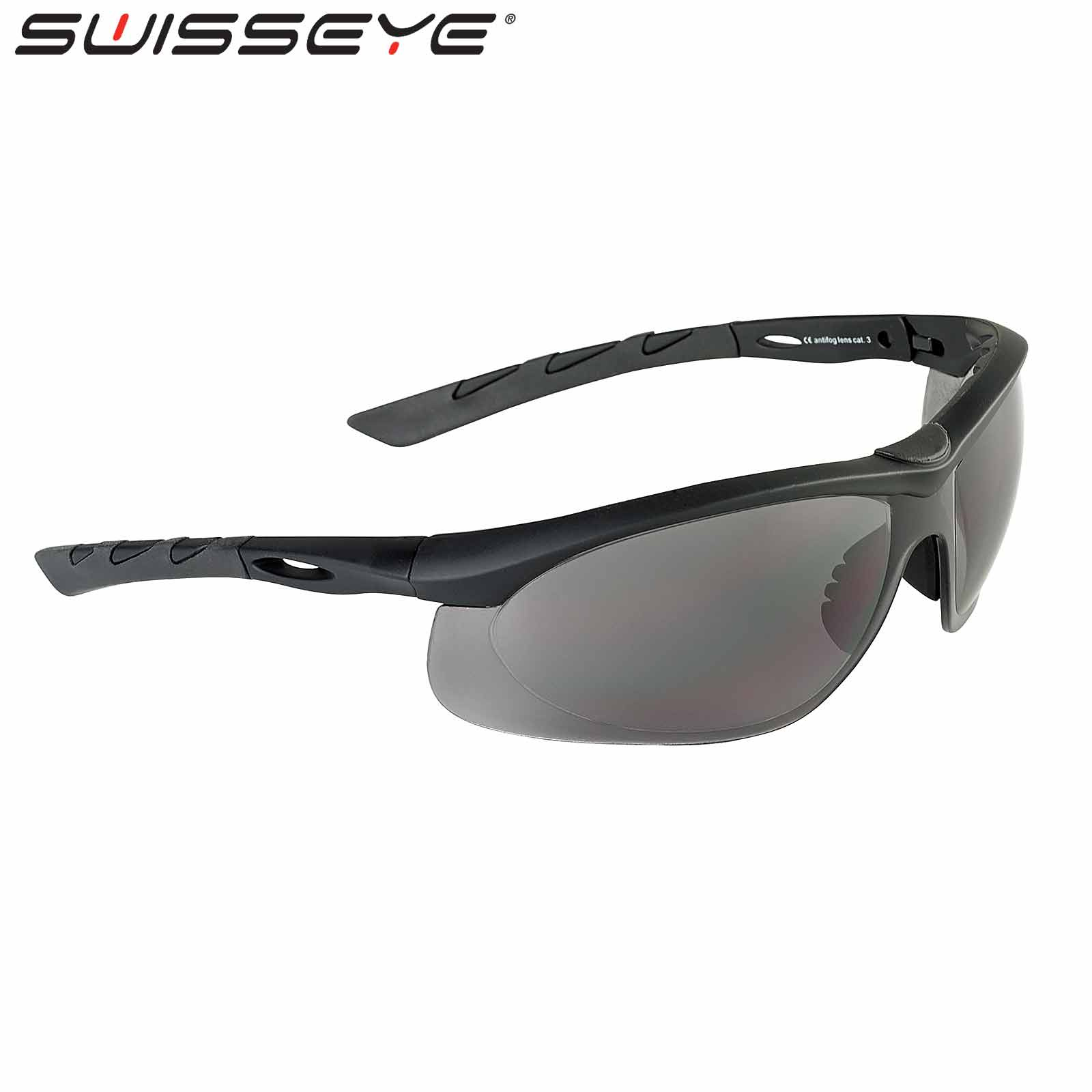 3 Paar NEMESIS Schutzbrille Sonnenbrille Schwarz Mit Smoke Grauen Verspiegelten Gläsern - ANSI Z87+