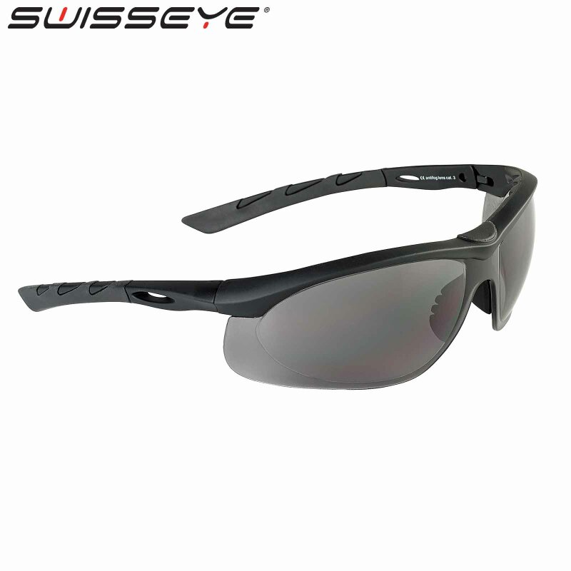 Swisseye Schießbrille / Schutzbrille Lancer Schwarz / Smoke