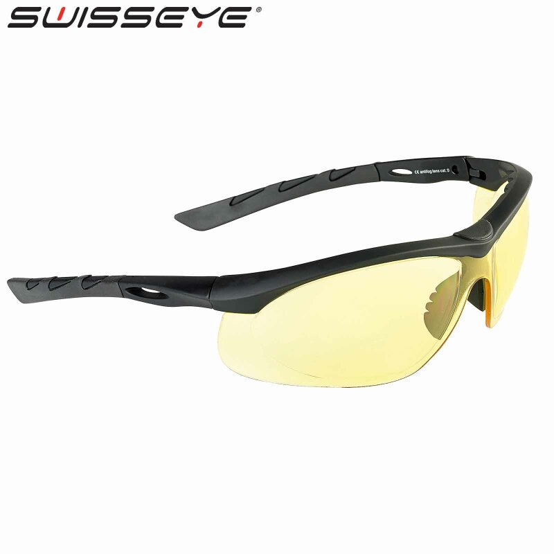 Swisseye Schießbrille / Schutzbrille Lancer Schwarz / Gelb