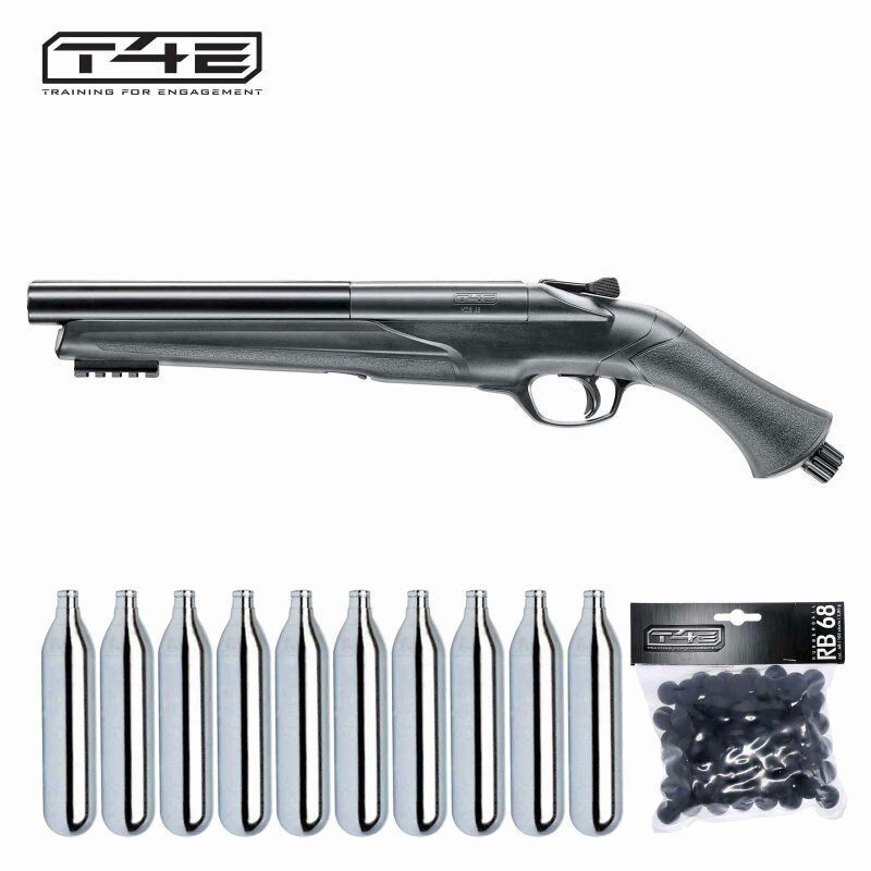 SET RAM Schrotfline T4E HDS 68 cal .68 (P18) + 100 Rubberballs