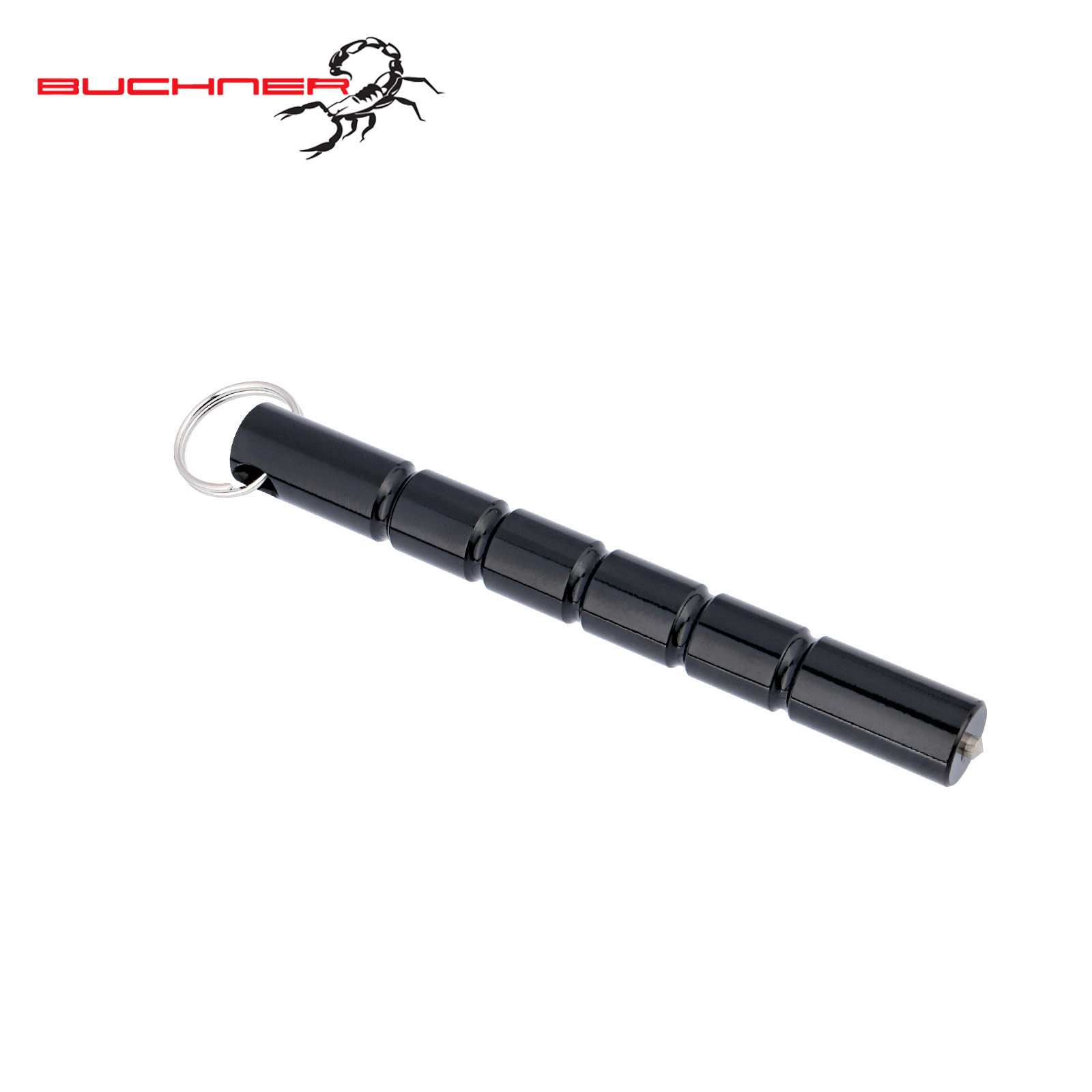 Kubotan De Seguridad Blackfield Con Rompevidrios – Cuerpo Metálico Ligero, Punta De Impacto Endurecida, Longitud 147 Mm, Ideal Para Defensa Personal Y Autodefensa Táctica