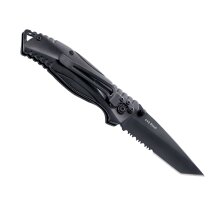 Black Ice One Schwarz Einhandmesser (P18)