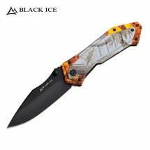 Black Ice Orange Hunter Einhandmesser (P18)