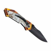 Black Ice Orange Hunter Einhandmesser (P18)