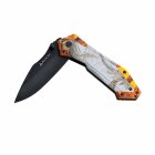 Black Ice Orange Hunter Einhandmesser (P18)