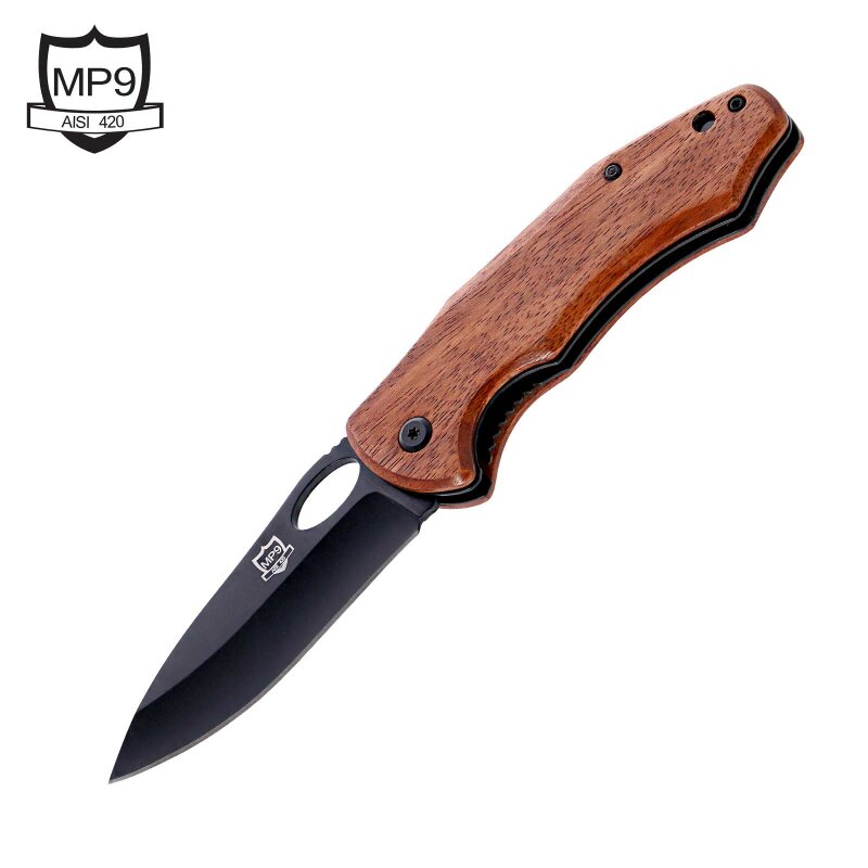 MP9 Black Padauk Einhandmesser (P18)