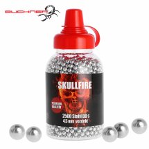 2500 Skullfire Stahl BBs Verzinkt 4,5 mm für Co2...