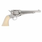 Remington Co2-Revolver 1875 Vollmetall Nickel / Elfenbein-Optik 4,5 mm Diabolo /Stahl BB (P18)