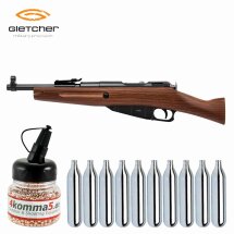 SET Gletcher Mosin Partisan M1891 Co2-Gewehr Holzoptik...