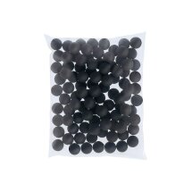 Rubberballs / Gummigeschosse Schwarz Kal .43 - 100...