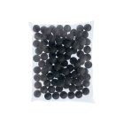 Rubberballs / Gummigeschosse Schwarz Kal .43 - 100 Stück