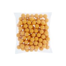 Rubberballs / Gummigeschosse Gelb Kal .43 - 100 Stück