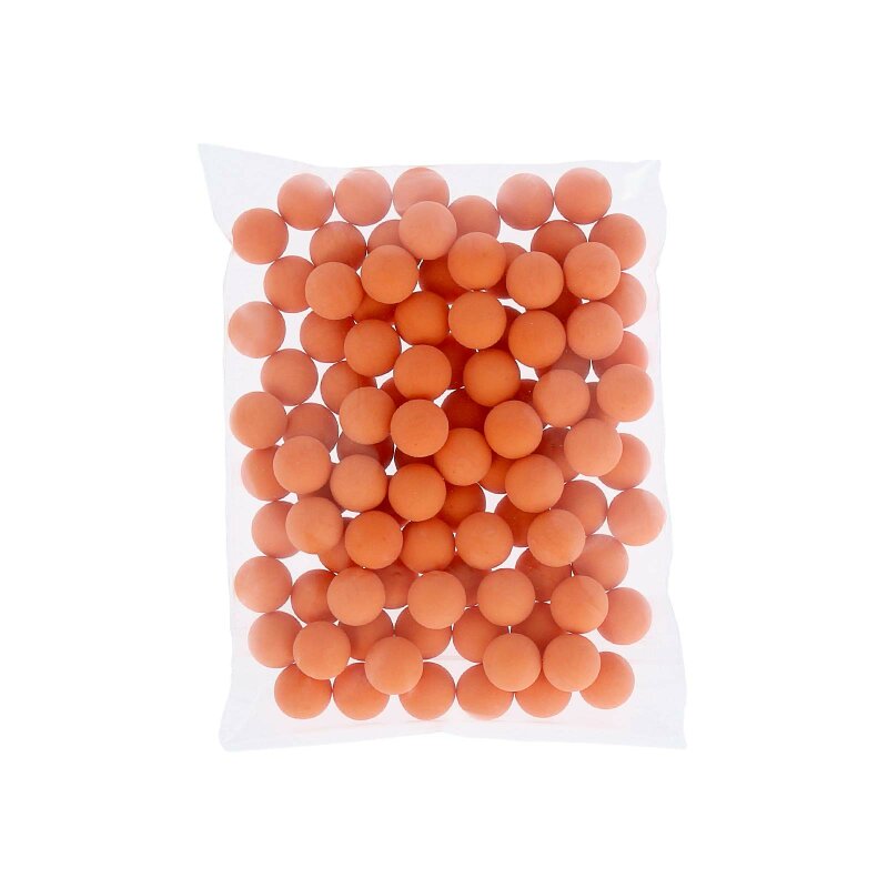 Rubberballs / Gummigeschosse Orange cal .50 - 100 Stück