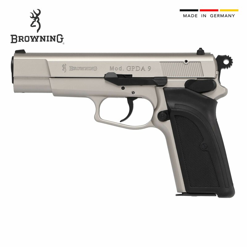 Browning GPDA 9 Schreckschuss Pistole Nickel 9 mm P.A.K. (P18)