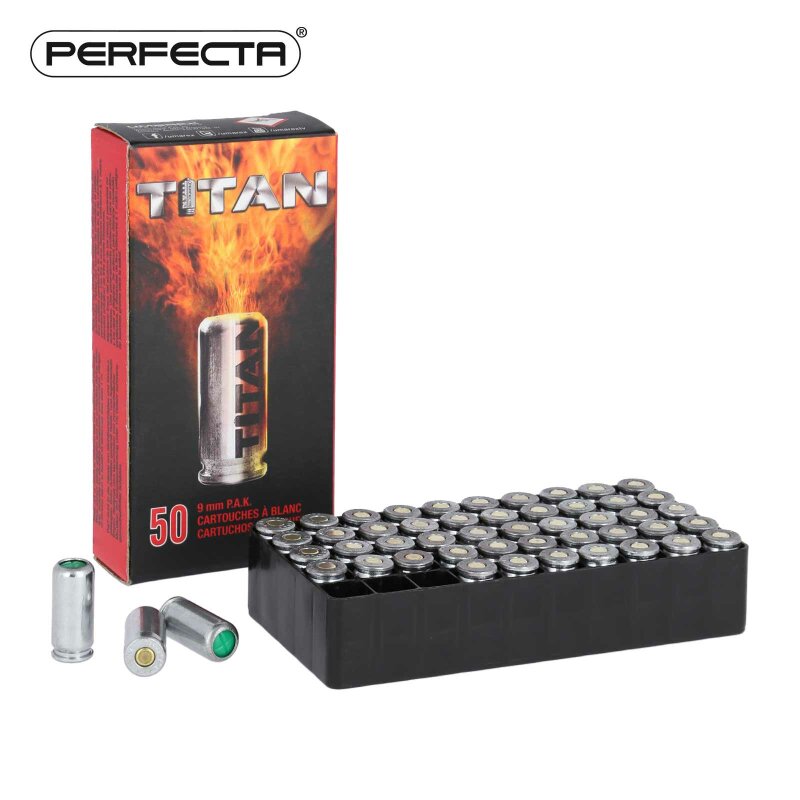 NC Ultra Power Platzpatronen 9 mm P.A.K. - 50 Schuss (P18)