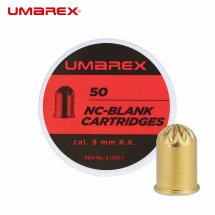 Umarex Platzpatronen NC-Blank Kaliber 9 mm R.K. - 50 Schuss (P18)