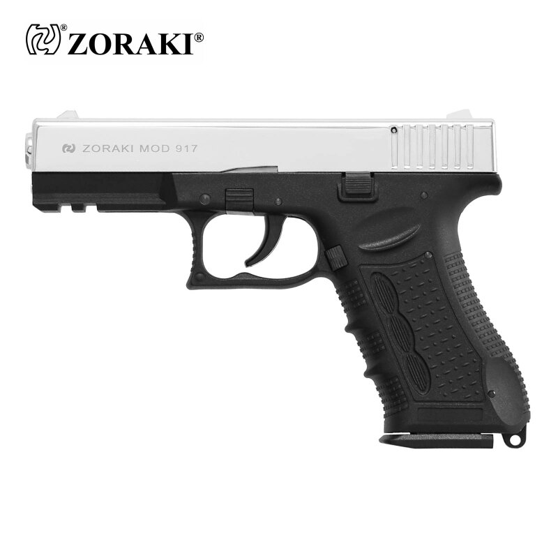 Zoraki 917 Schreckschuss Pistole Chrom 9 mm P.A.K. (P18)