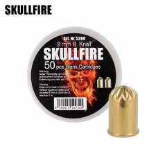 Skullfire Platzpatronen Kaliber 9 mm R.K. - 50 Schuss (P18)
