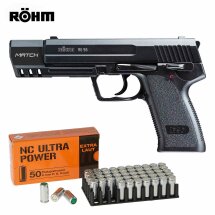 SET Röhm RG 96 Schreckschuss Pistole Match 9 mm...