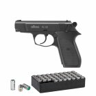 SET Röhm RG 88 Schreckschuss Pistole brüniert 9 mm P.A.K. (P18) + 50 Platzpatronen 9 mm P.A.K.