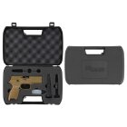 SET Sig Sauer P320 Schreckschuss Pistole Dark Earth 9 mm P.A.K. (P18) + 50 Platzpatronen 9 mm P.A.K.