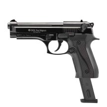 SET Ekol Firat Magnum Schreckschuss Pistole brüniert 9 mm P.A.K. (P18) + 50 Platzpatronen 9 mm P.A.K.