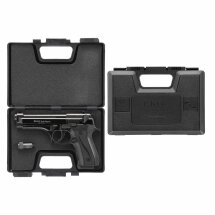 SET Ekol Firat Magnum Schreckschuss Pistole brüniert 9 mm P.A.K. (P18) + 50 Platzpatronen 9 mm P.A.K.