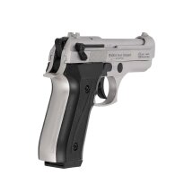 SET Ekol Firat Compact Schreckschuss Pistole vernickelt 9 mm P.A.K. (P18) + 50 Platzpatronen 9 mm P.A.K.