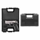 SET Ekol Firat Compact Schreckschuss Pistole vernickelt 9 mm P.A.K. (P18) + 50 Platzpatronen 9 mm P.A.K.