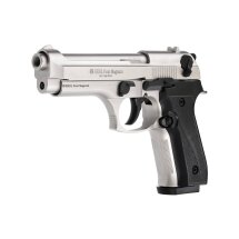 SET Ekol Firat Magnum Schreckschuss Pistole vernickelt 9 mm P.A.K. (P18) + 50 Platzpatronen 9 mm P.A.K.