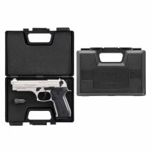SET Ekol Firat Magnum Schreckschuss Pistole vernickelt 9 mm P.A.K. (P18) + 50 Platzpatronen 9 mm P.A.K.