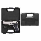 SET Ekol Firat Magnum Schreckschuss Pistole vernickelt 9 mm P.A.K. (P18) + 50 Platzpatronen 9 mm P.A.K.