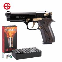 SET Ekol Firat Magnum Schreckschuss Pistole Schwarz-Gold...